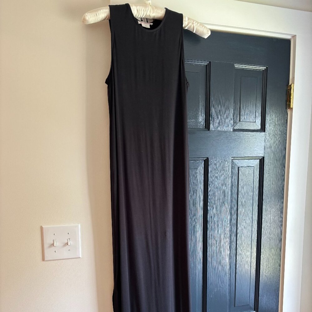 Ingrid and Isabel Black column dress maternity sz XS